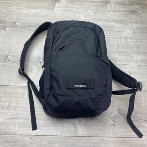Timbuk2 Laptop Backpack 19 Inch Black Polyester Mens Commuter Bag Ventilated